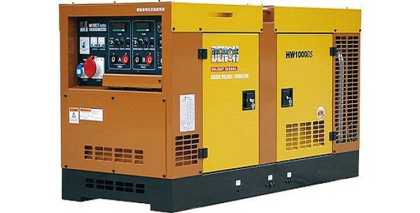 HW1000DS柴油雙把數(shù)字靜音發(fā)電電焊機(jī)